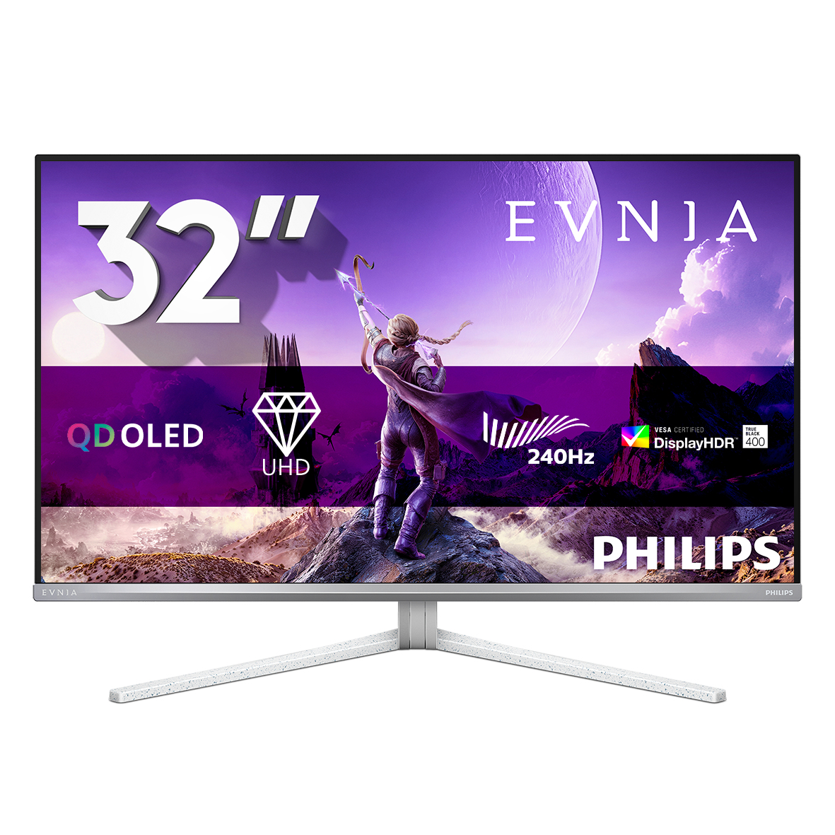 Philips 32M2N8900 Computer Monitors - 31.5 Inches - White