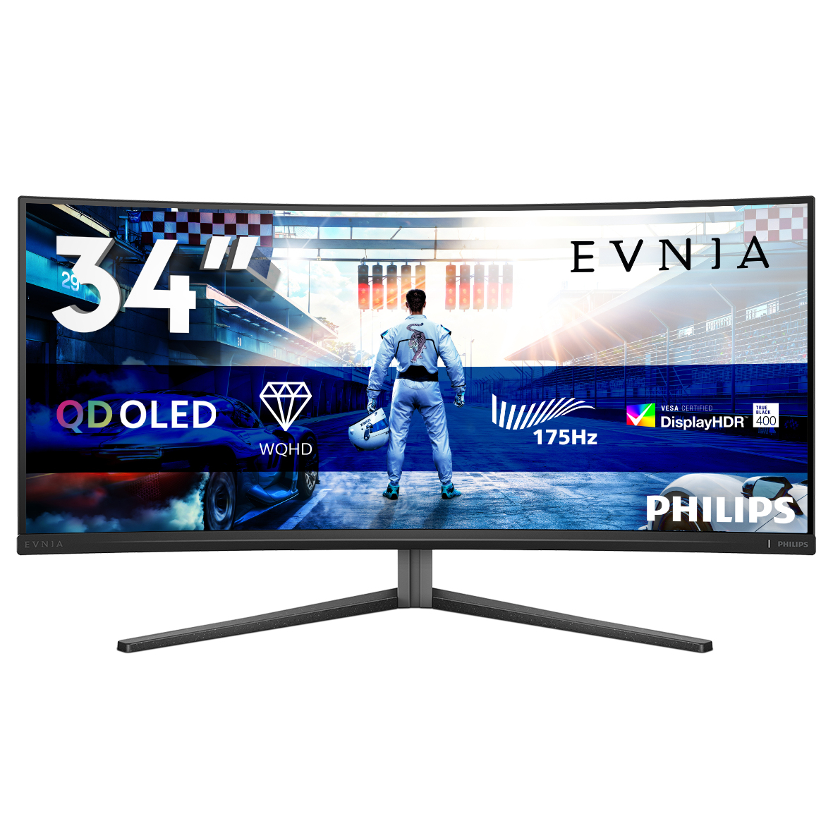 Philips 34M2C6500 Computer Monitors - 34 Inches - Grey