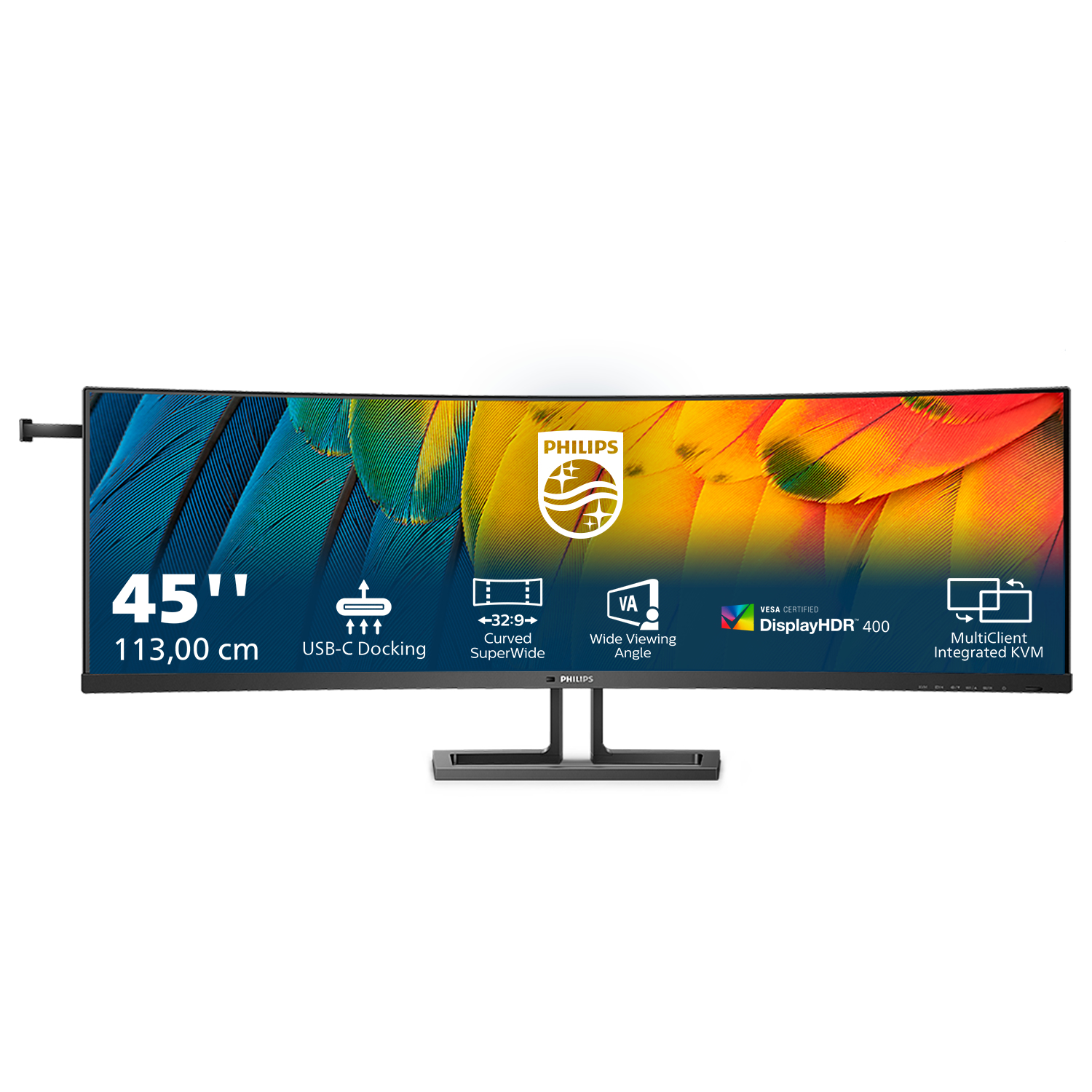 Philips 45B1U6900C Computer Monitors - 44.5 Inches - Black