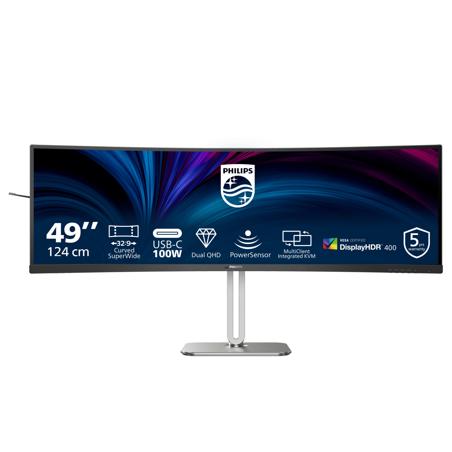 Philips 49B2U5900C Computer Monitors - 48.8 Inches - Black