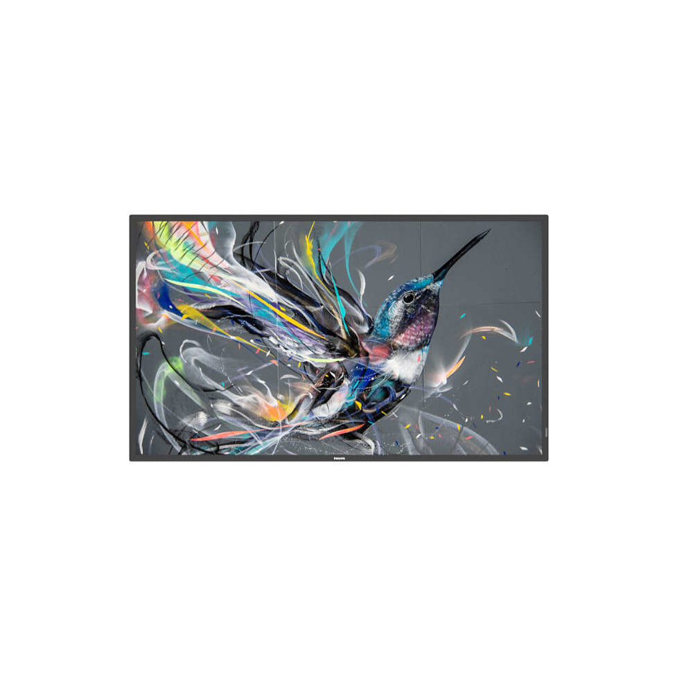Philips Signage Solutions Q-Line Digital signage flat panel 139.7 cm (55") IPS 400 cd/m² 4K Ultra HD Black