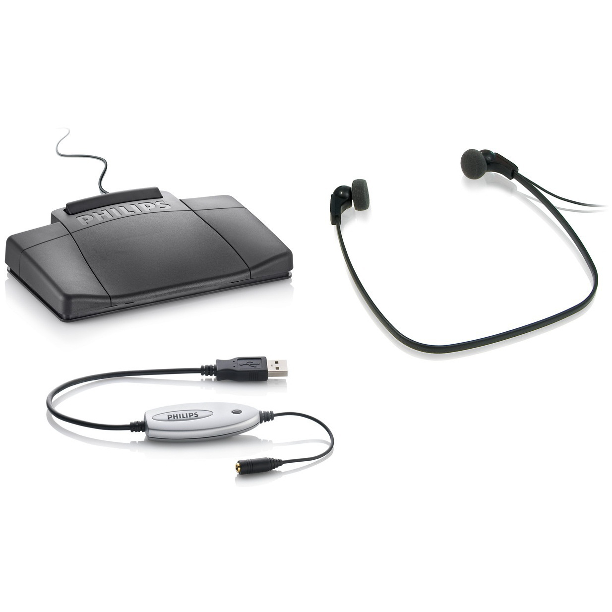 Philips Transcription h/w USB Foot Control, 334 and adaptor