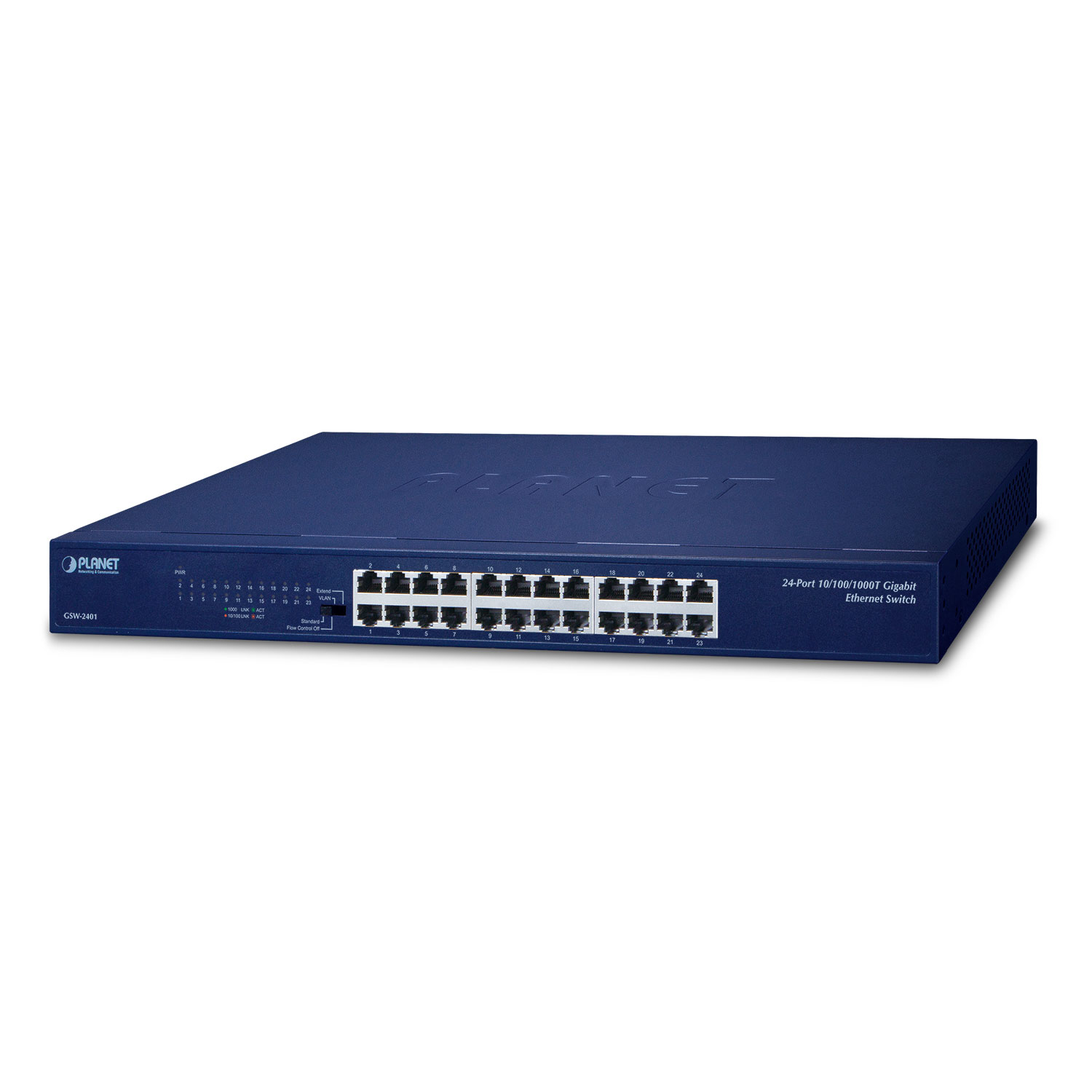 Planet GSW-2401 Network Switches - Blue