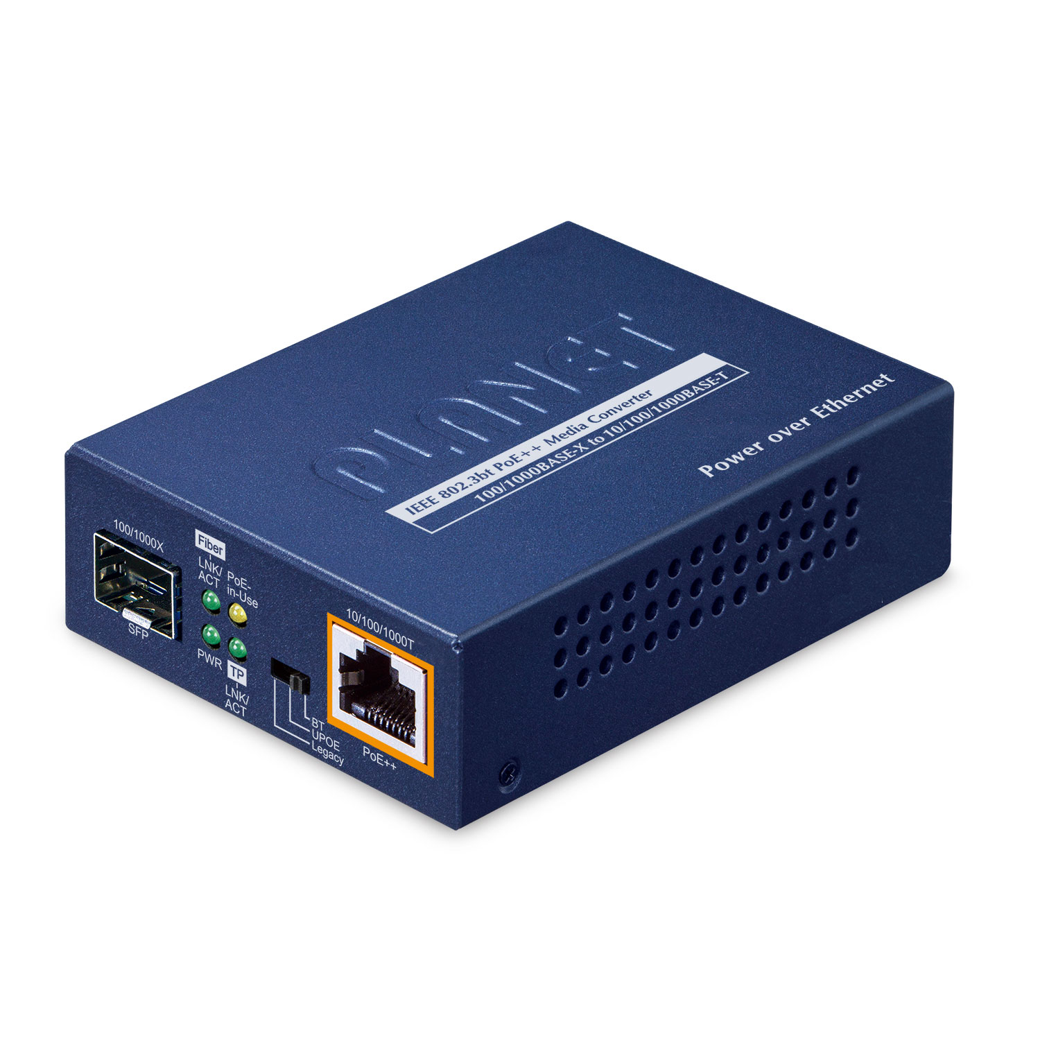 Planet 1-Port Network Media Converters - Blue