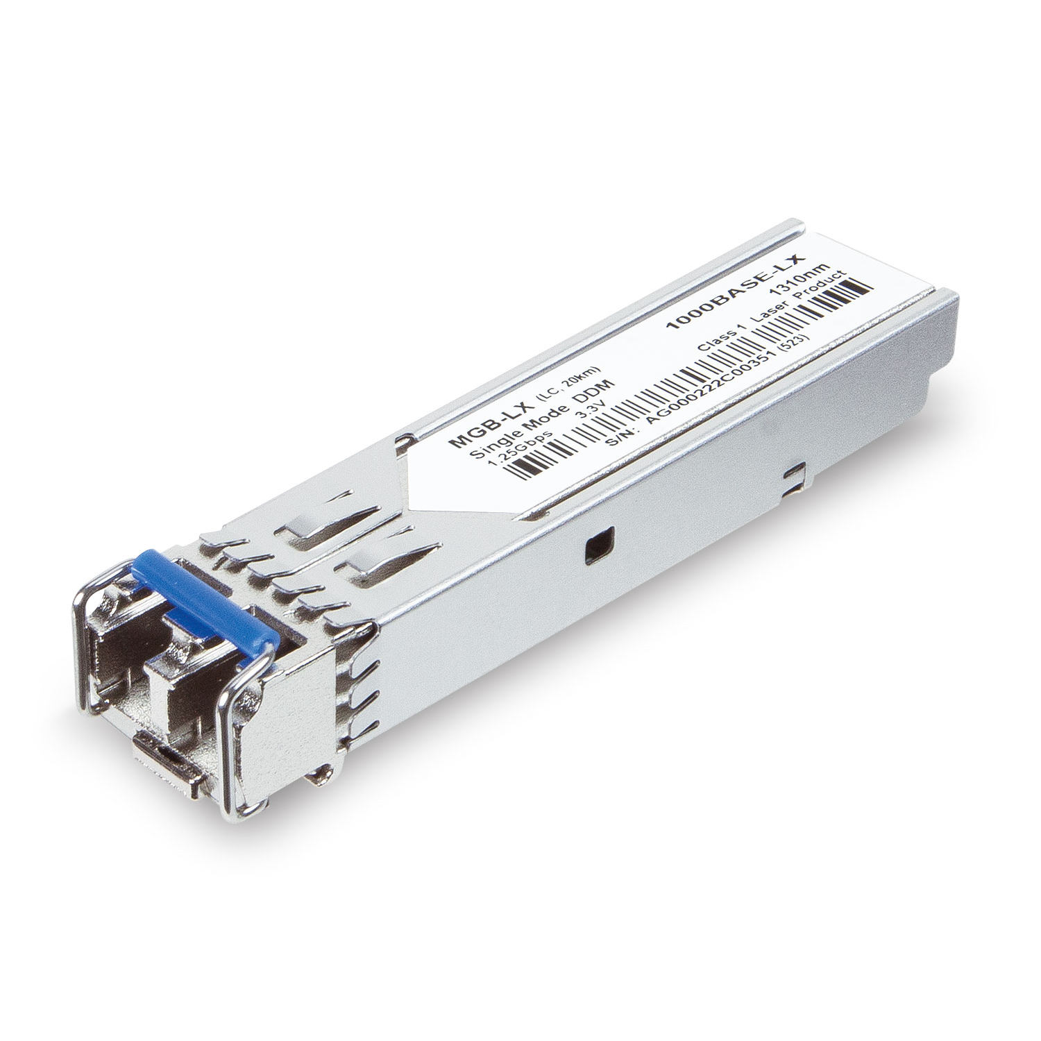 PLANET SFP 1000B-LX 20km LC SM network transceiver module Fiber optic 1000 Mbit/s 1310 nm