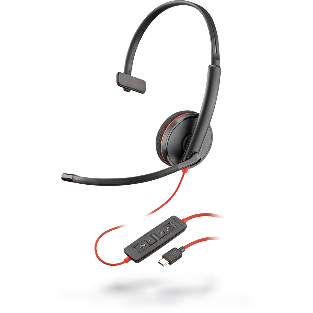 Poly C3215 Headphones & Headsets - Black