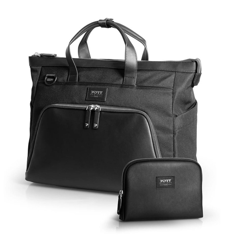 Port Designs (New) 135181  MUSE TOPLOADER  Black 16'' ECO WITH POUCH
