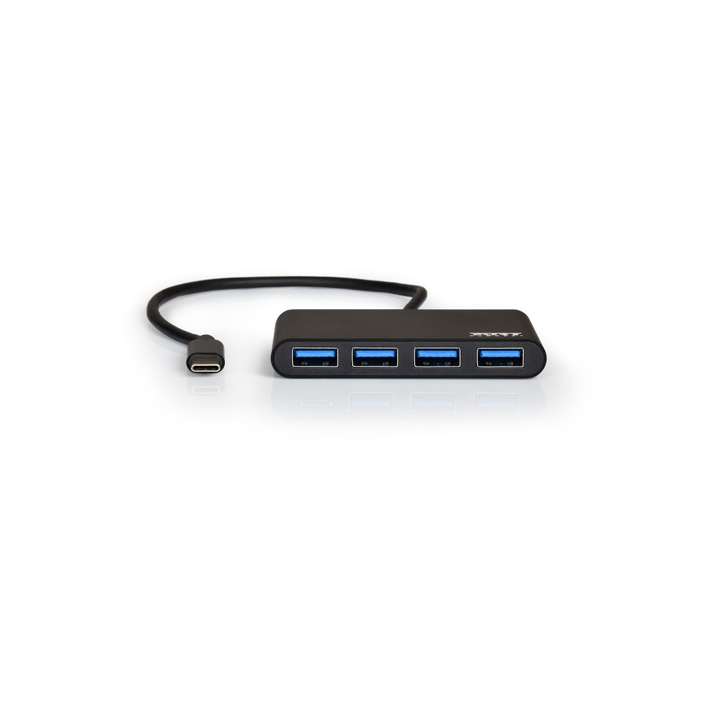 Port Designs 900123 interface hub USB 3.2 Gen 1 (3.1 Gen 1) Type-C 5000 Mbit/s Black