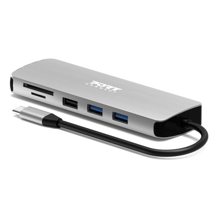 Port Designs 5Gbs Laptop Docks & Port Replicators - Stainless steel