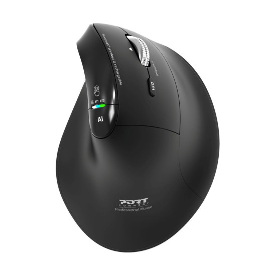 Port Designs (NEW) Port Ergo Auditor Bluetooth Wireless Rechargeable Mouse