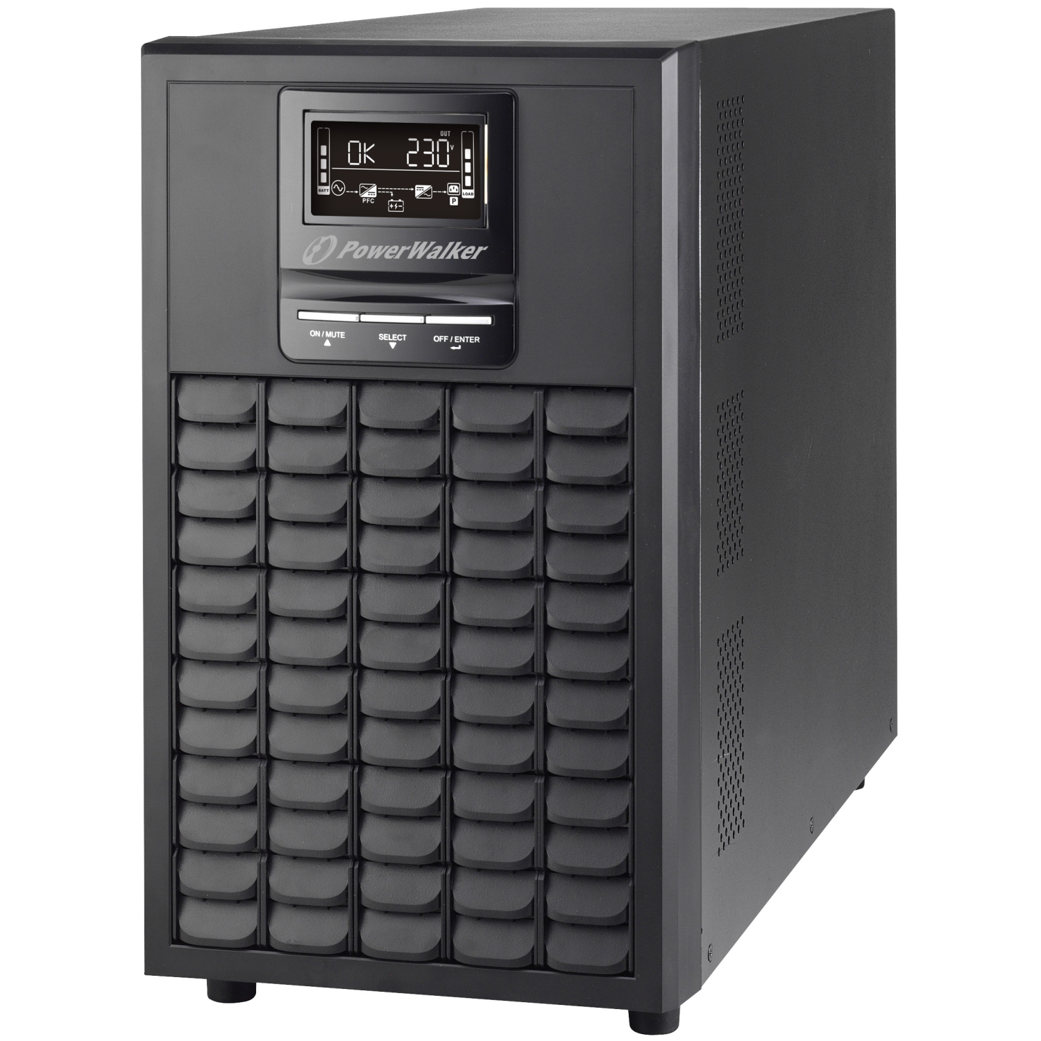 PowerWalker VFI 3000 CG PF1 uninterruptible power supply (UPS) Double-conversion (Online) 3 kVA 3000 W 9 AC outlet(s)