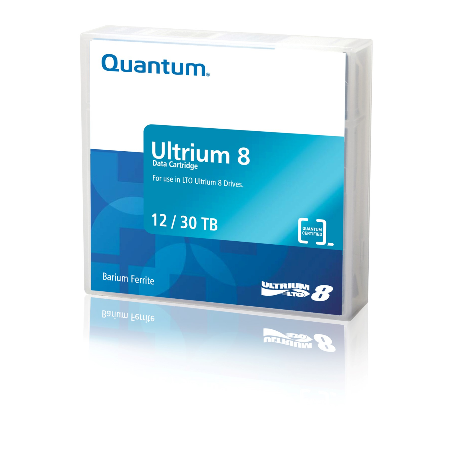 Quantum Ultrium 8 Bar Code Labeled Blank data tape 12 TB LTO 1.26 cm