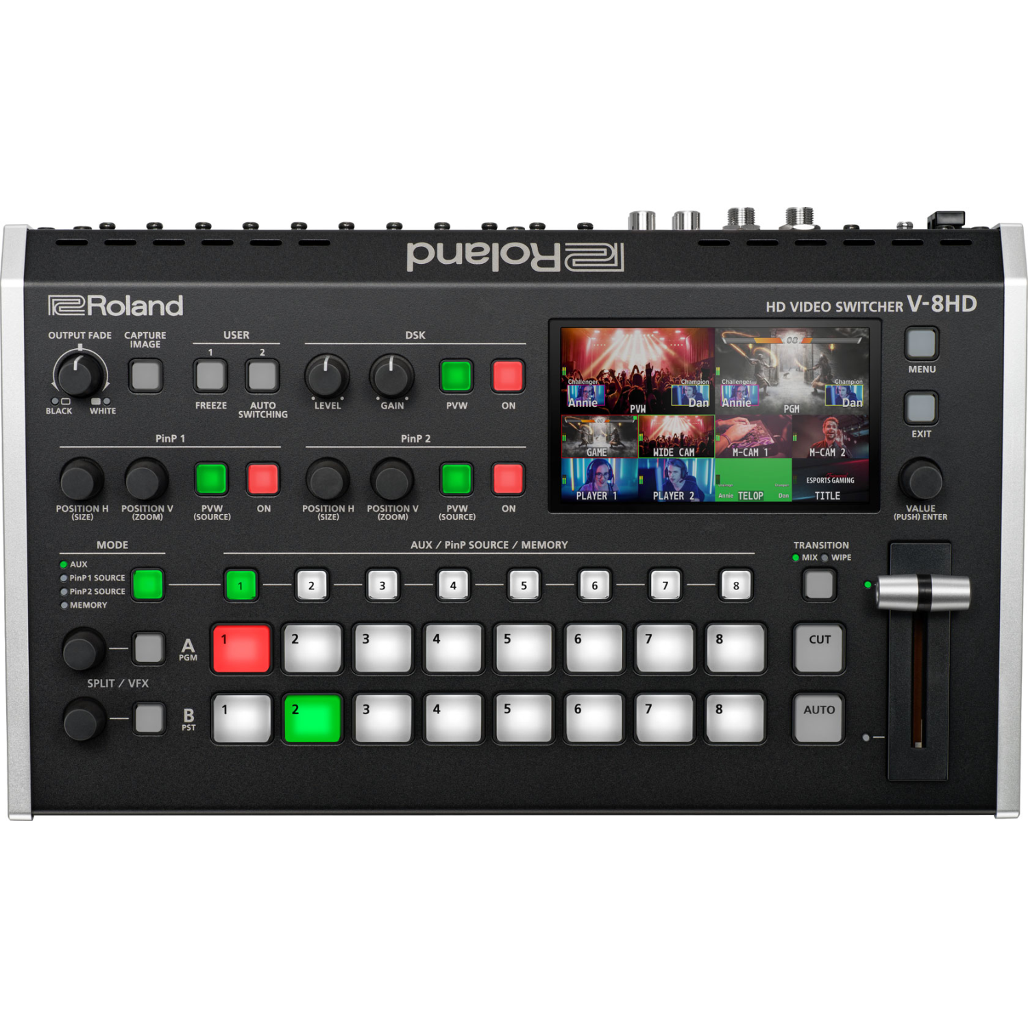 Roland V-8HD Video Switches - Black