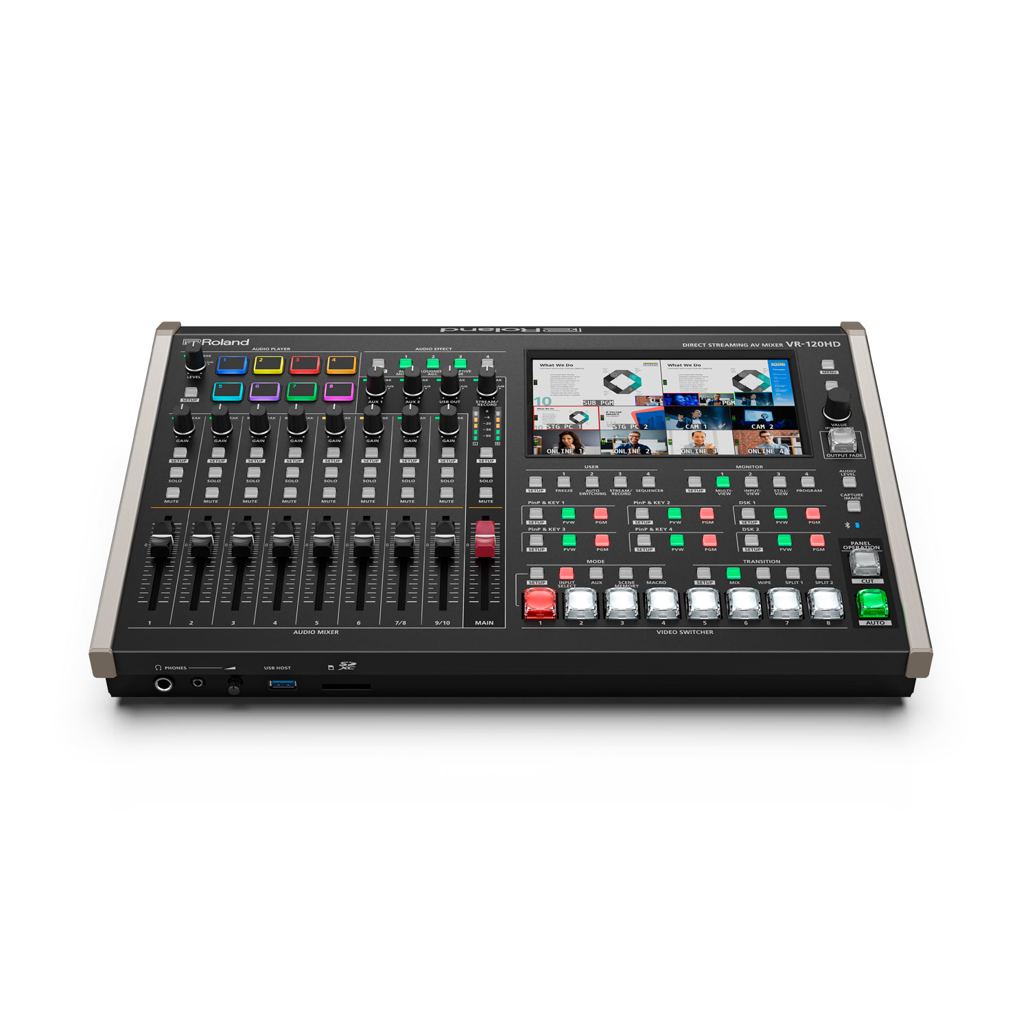 ROLAND VR-120HD Audio Mixers - Black