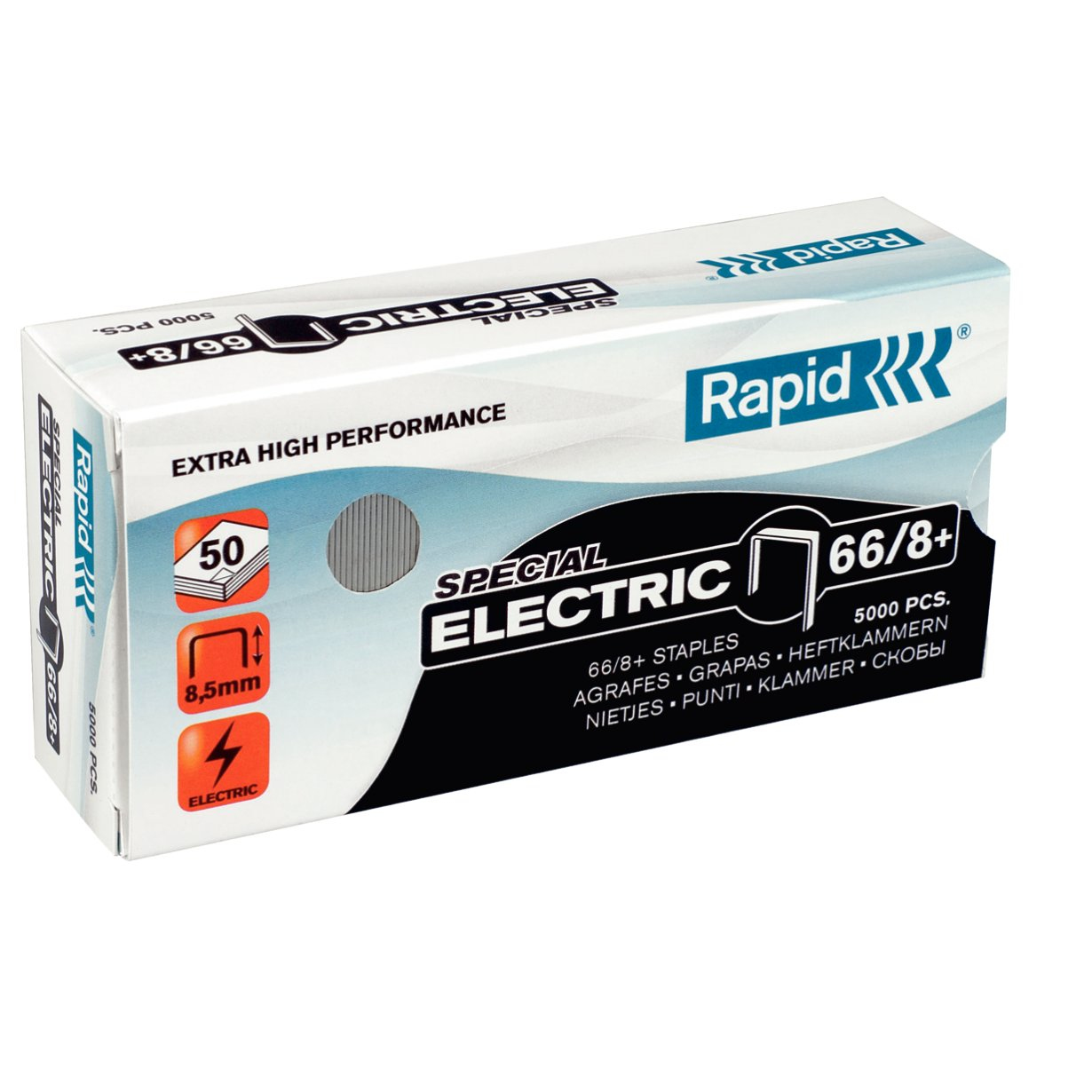 Rapid 66/8+ Staples pack 5000 staples