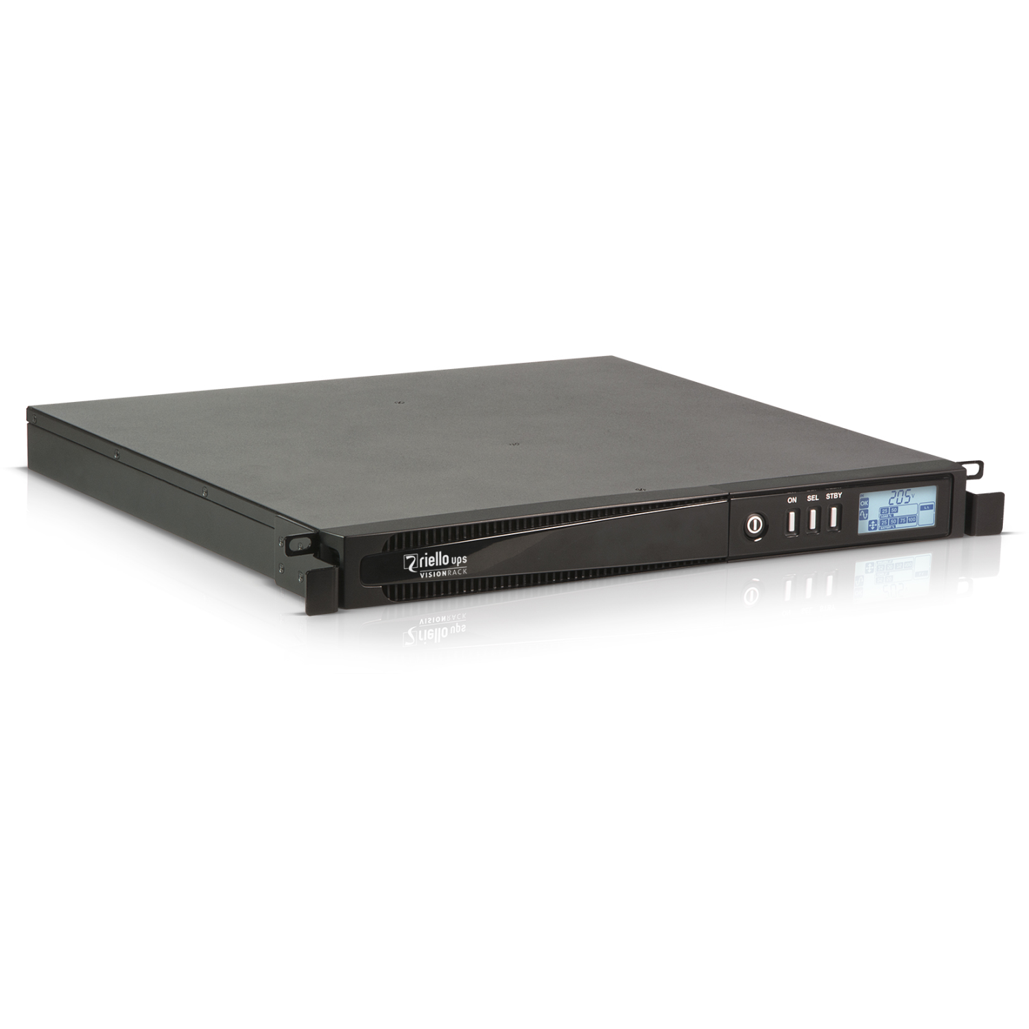 Riello Vision Rack uninterruptible power supply (UPS) 0.11 kVA 800 W 4 AC outlet(s)