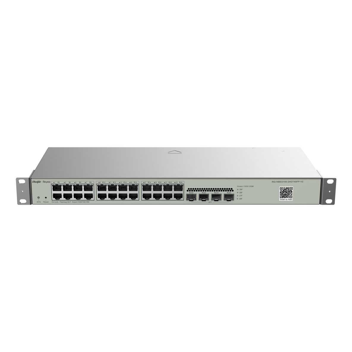 Ruijie Networks RG-NBS3100-24GT4SFP Network Switches - Metallic