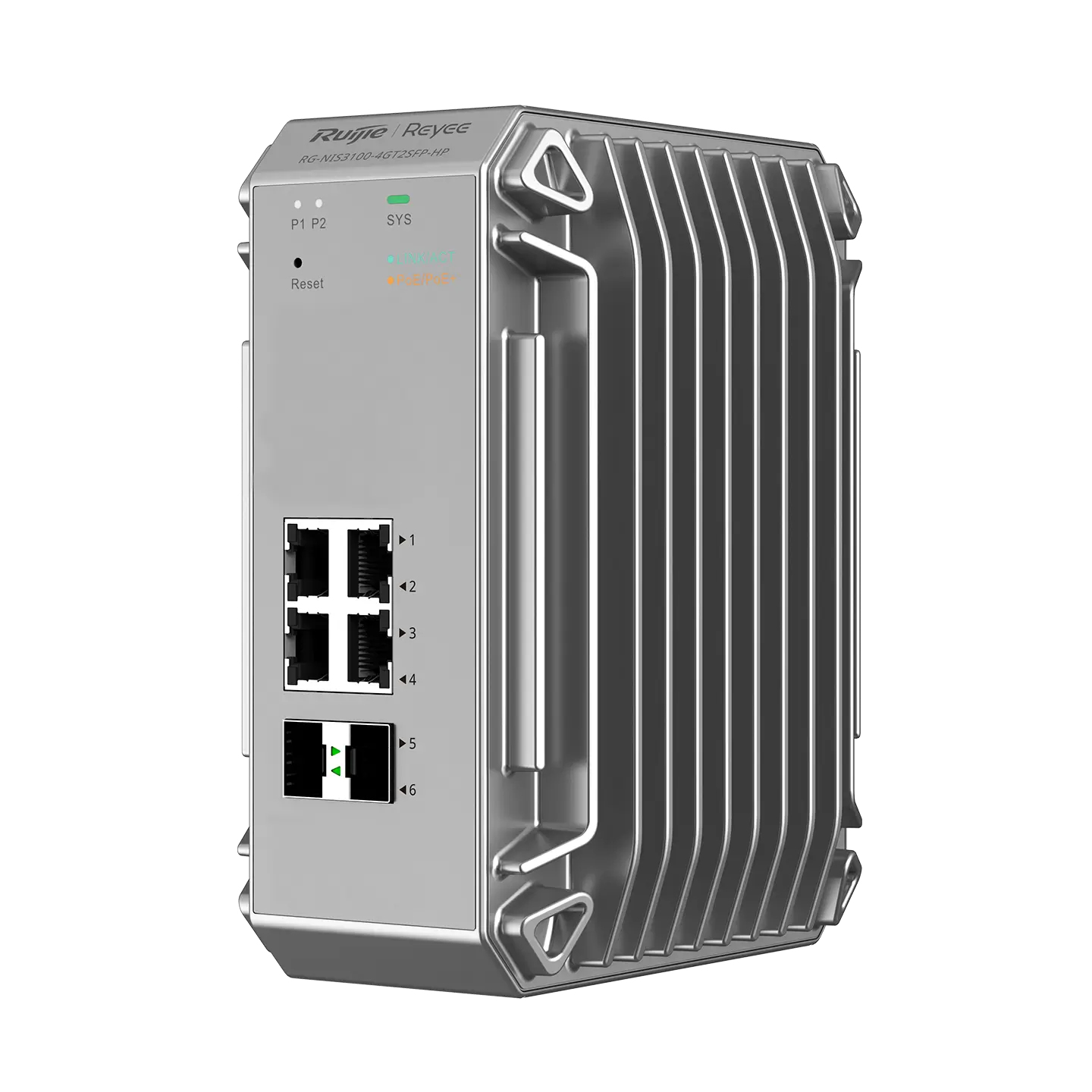 Ruijie Networks RG-NIS3100-8GT4SFP-HP Network Switches - Grey