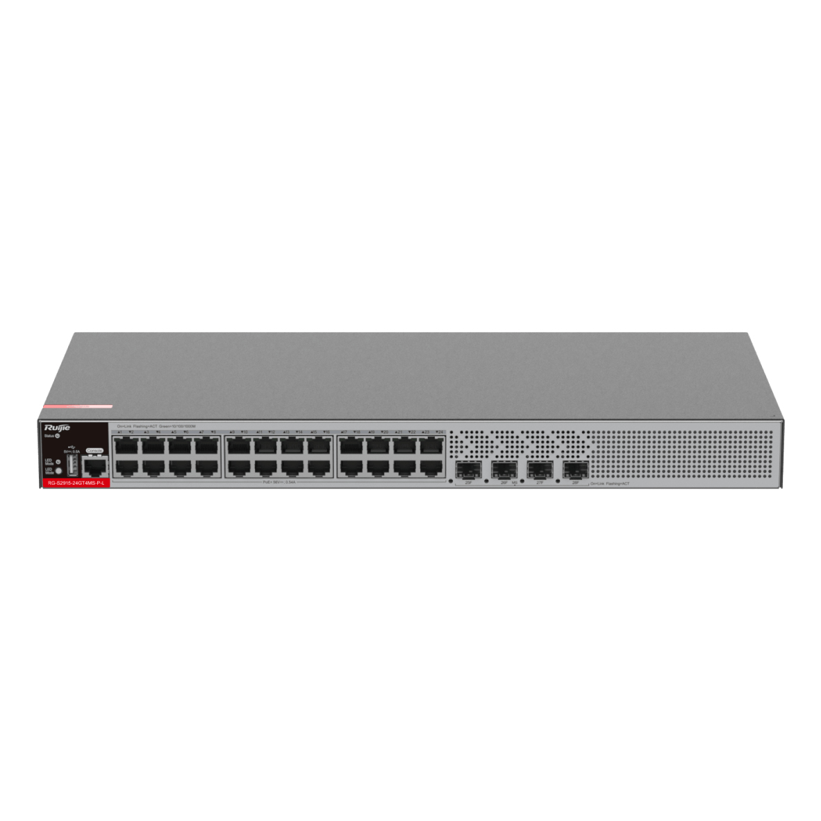 Ruijie Networks 1000Base-T Network Switches - 512MB - Grey