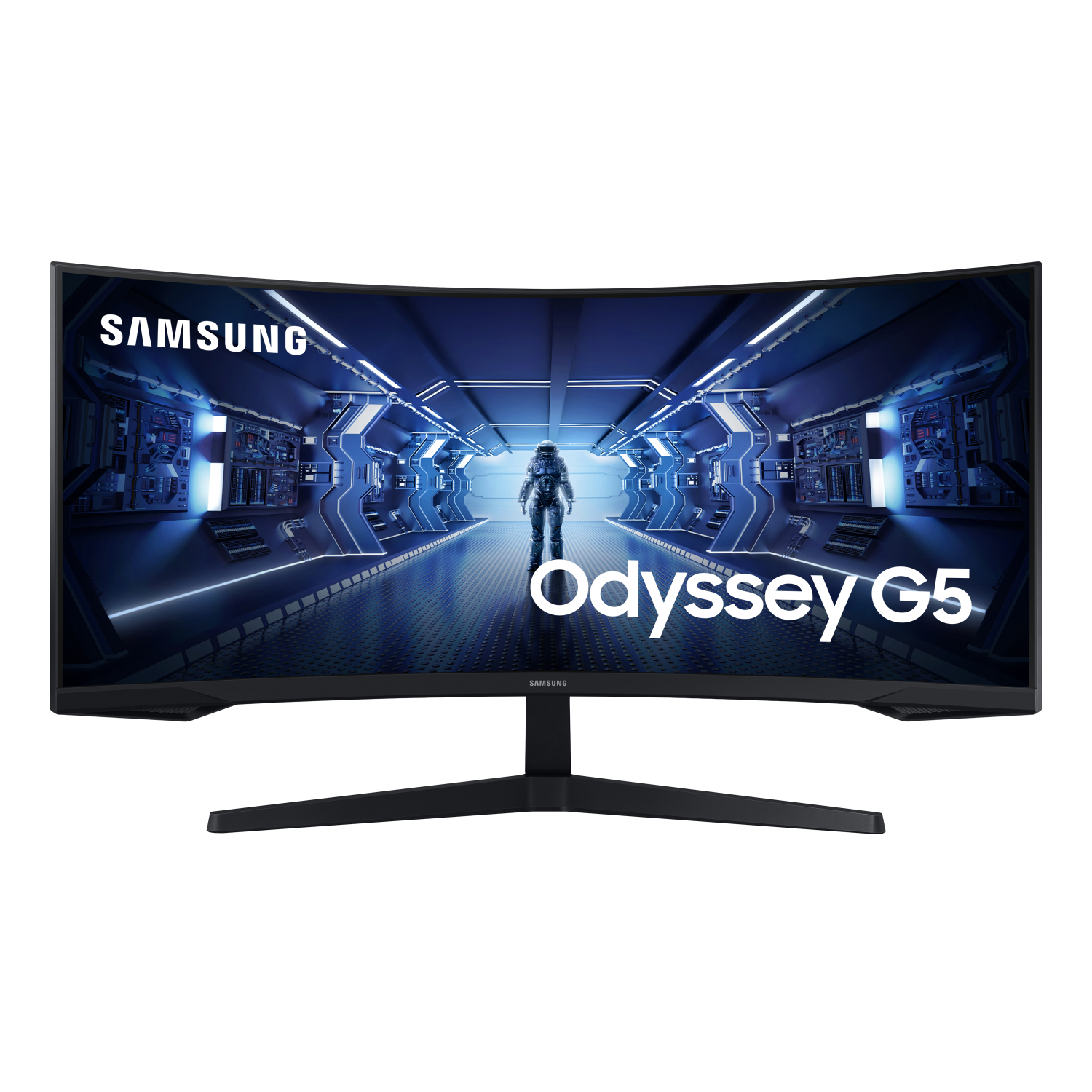 Samsung LC34G55TWWPXXU Computer Monitors - 34 Inches - Black