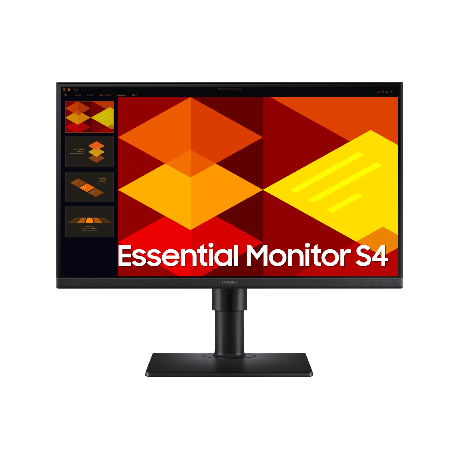 Samsung S24D406GAU Computer Monitors - 24 Inches - Black