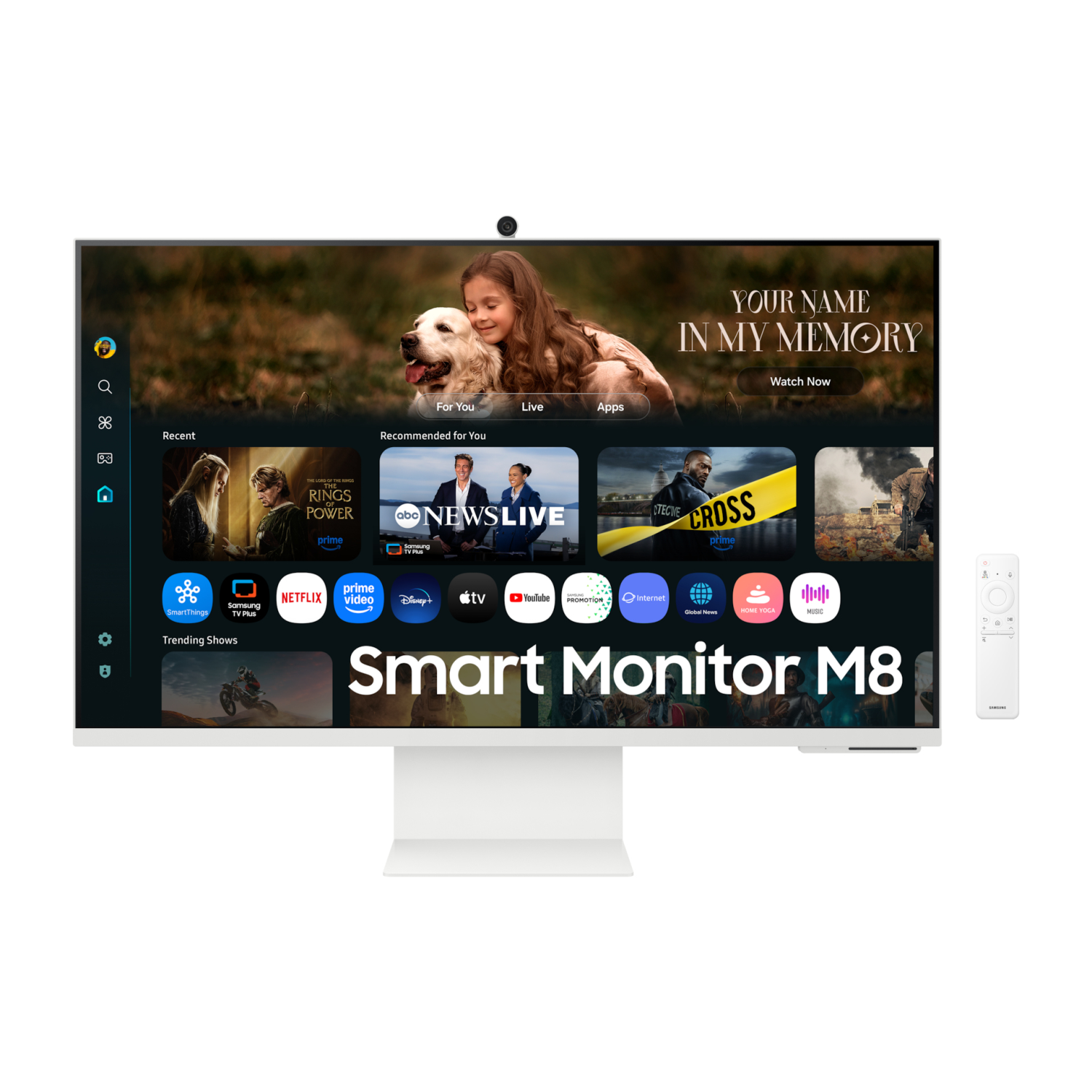 Samsung M80F Computer Monitors - 32 Inches - White