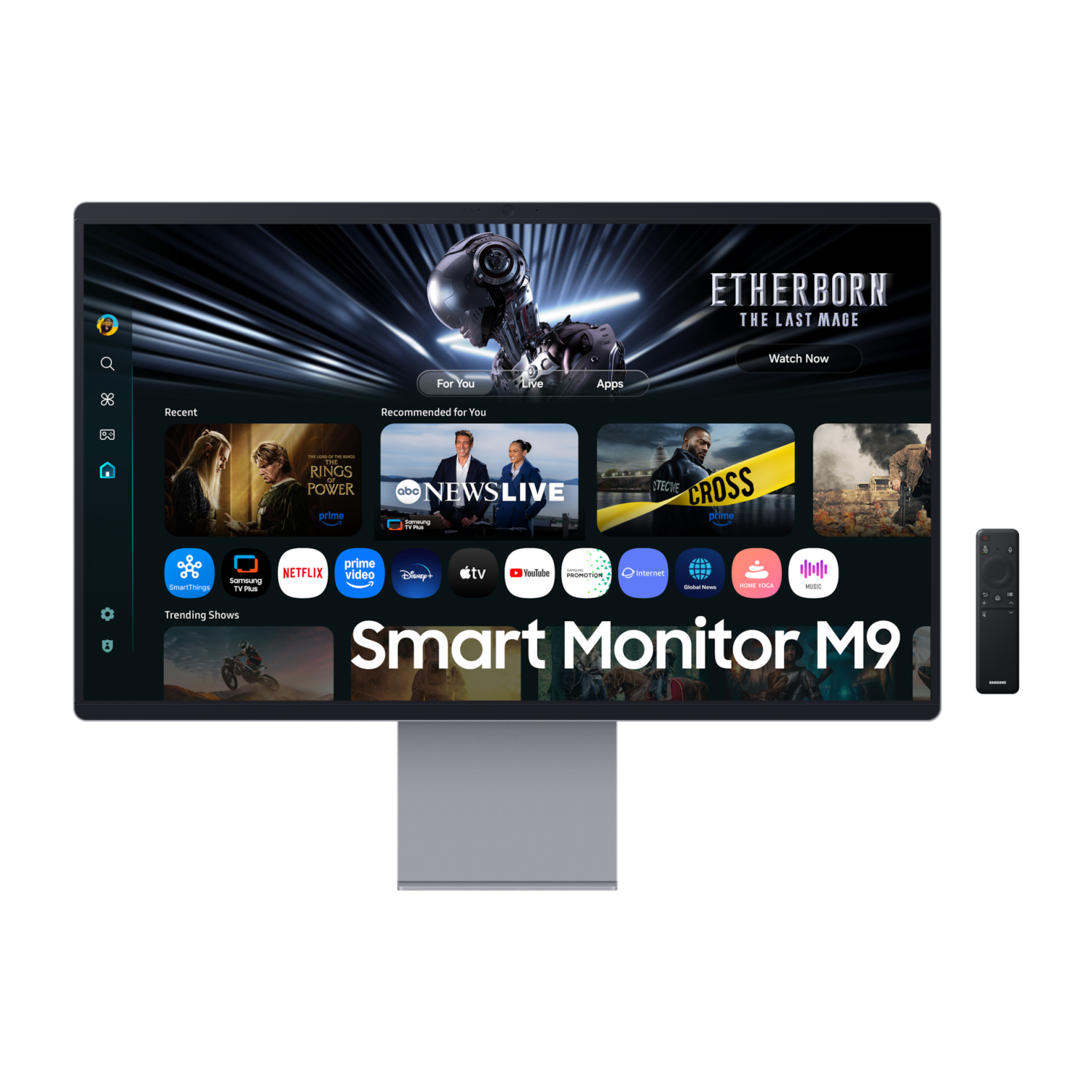 Samsung M90SF Computer Monitors - 32 Inches - Silver