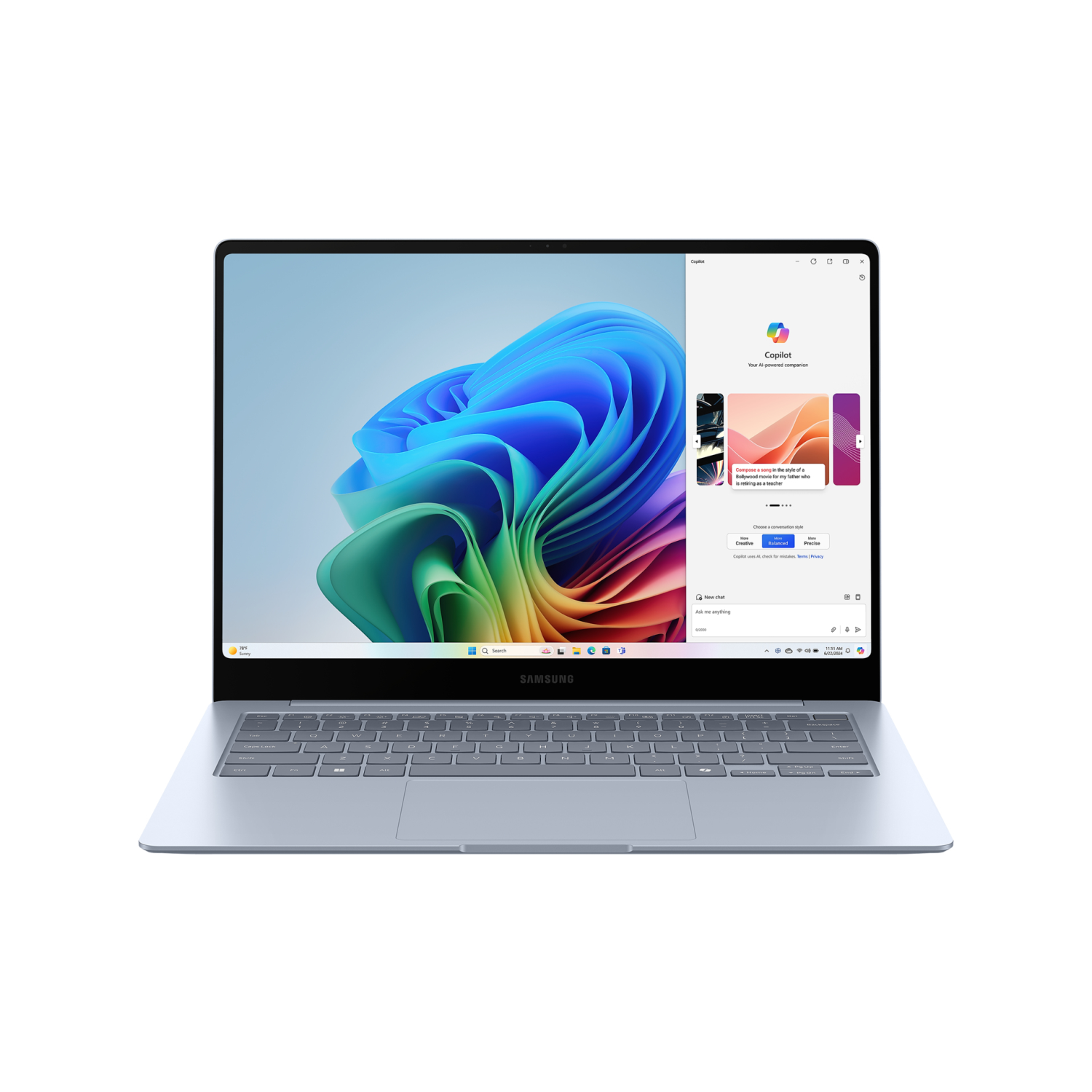 Samsung 16GB Laptops - 14 Inches - 16GB - Blue