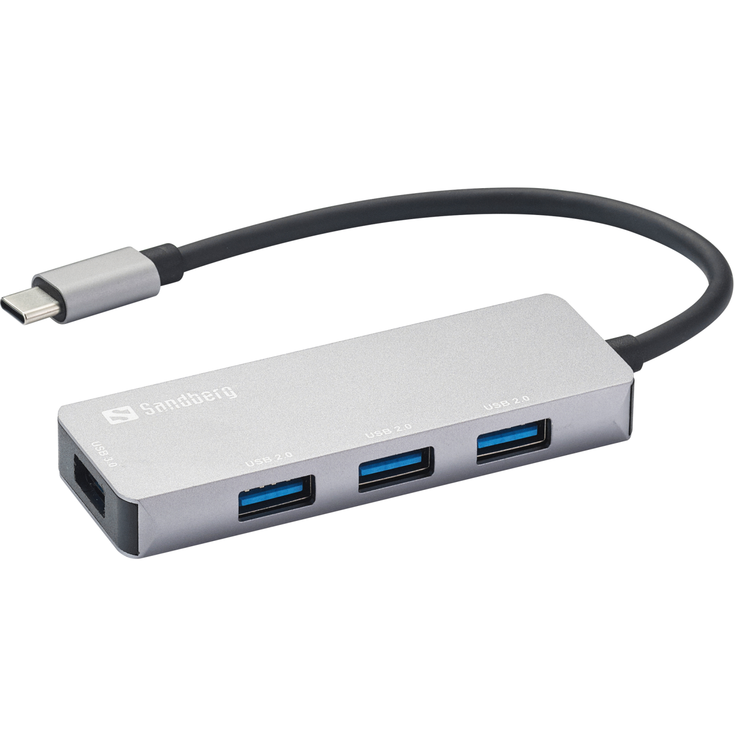 Sandberg 1xUSB3 Interface Hubs - Grey
