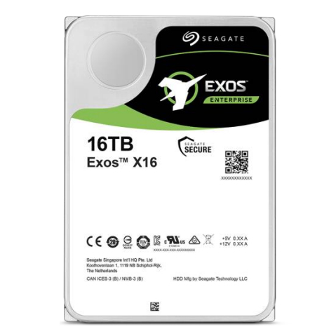Seagate EXOS X16 16TB 7.2K 6G 3.5INCH SATA III HDD