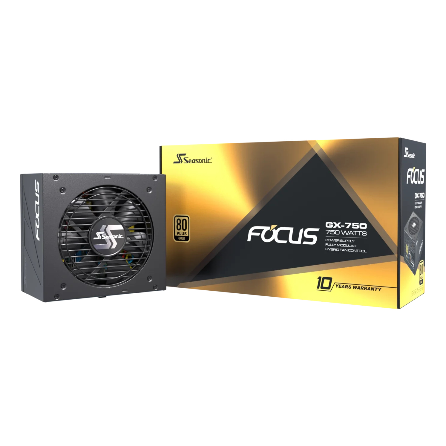 Seasonic Focus GX power supply unit 750 W 20+4 pin ATX ATX Black