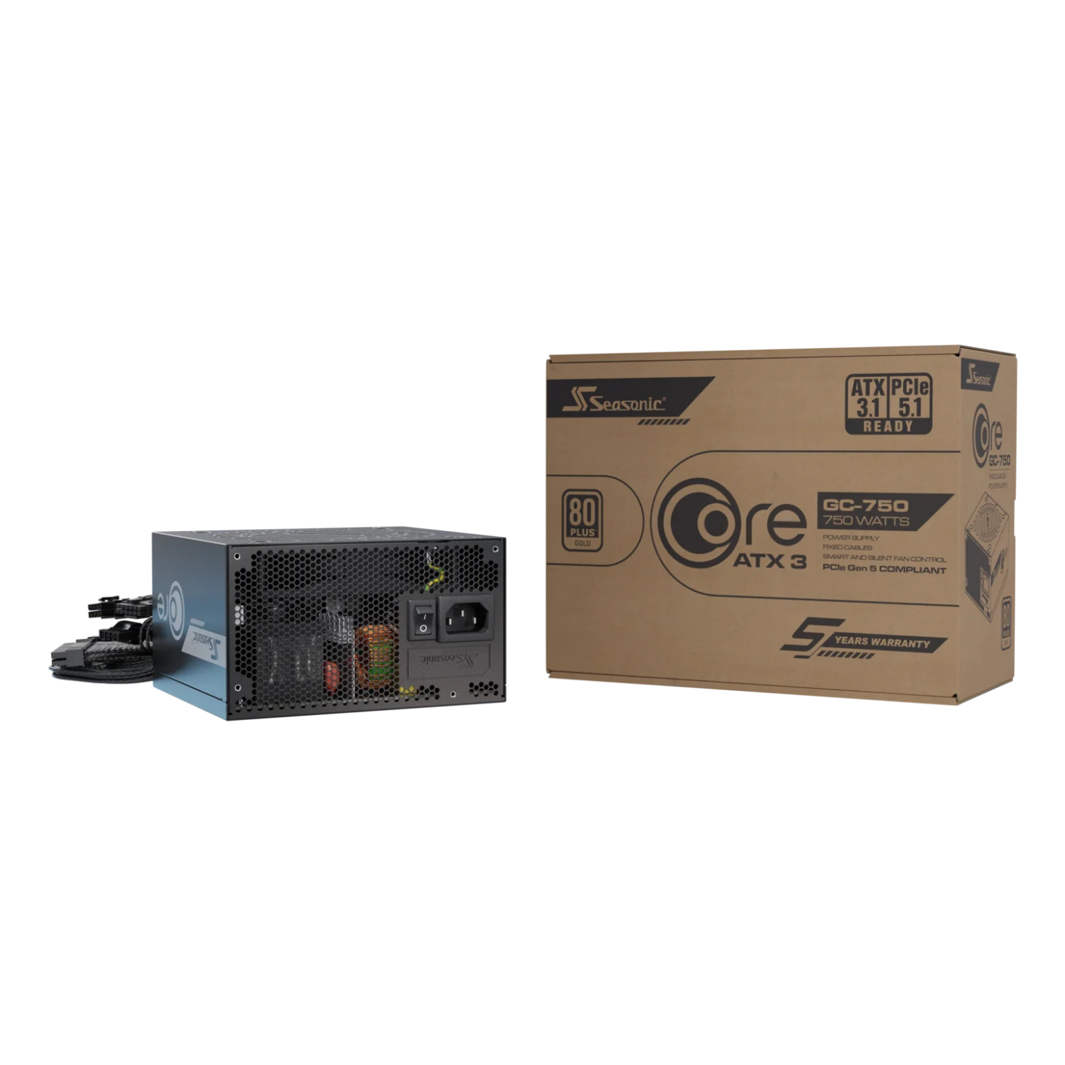 Seasonic GC-750 Power Supply Units - Black