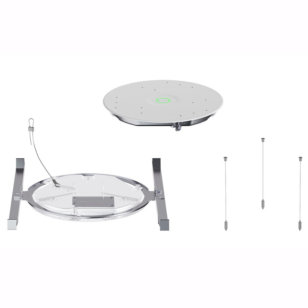 Sennheiser TeamConnect Ceiling Medium Beam Forming Mic Array With Dante PoE, Available With Flush Mount Or Suspension Kit