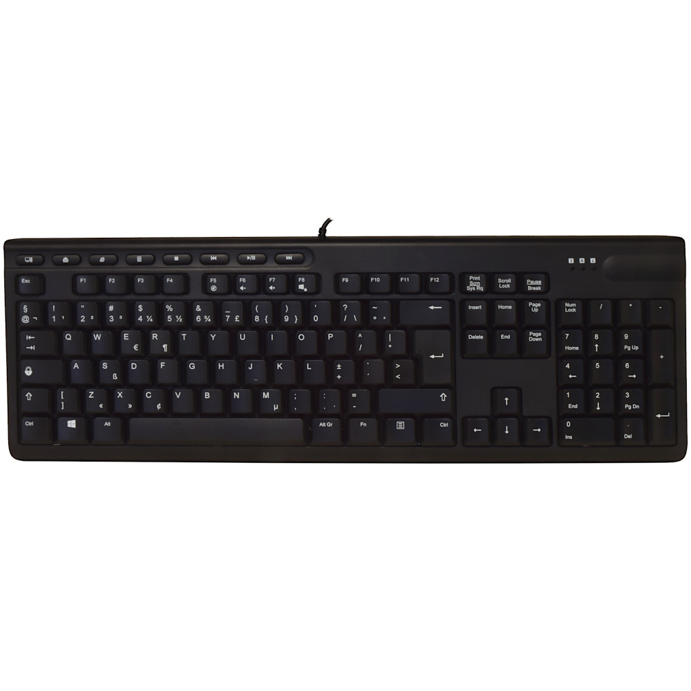 ShortBoard Dutch Keyboard Black