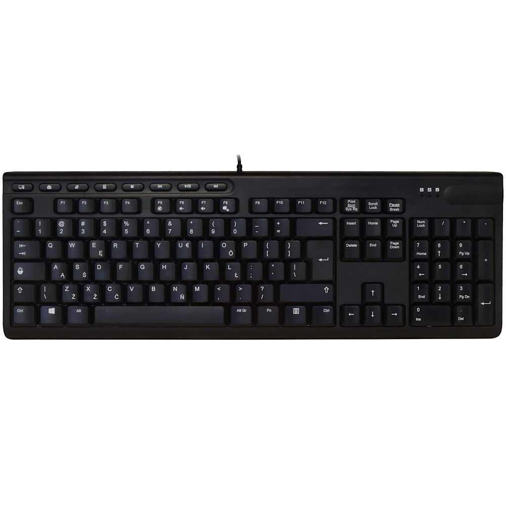 ShortBoard Polish (Programmers) Keyboard Black