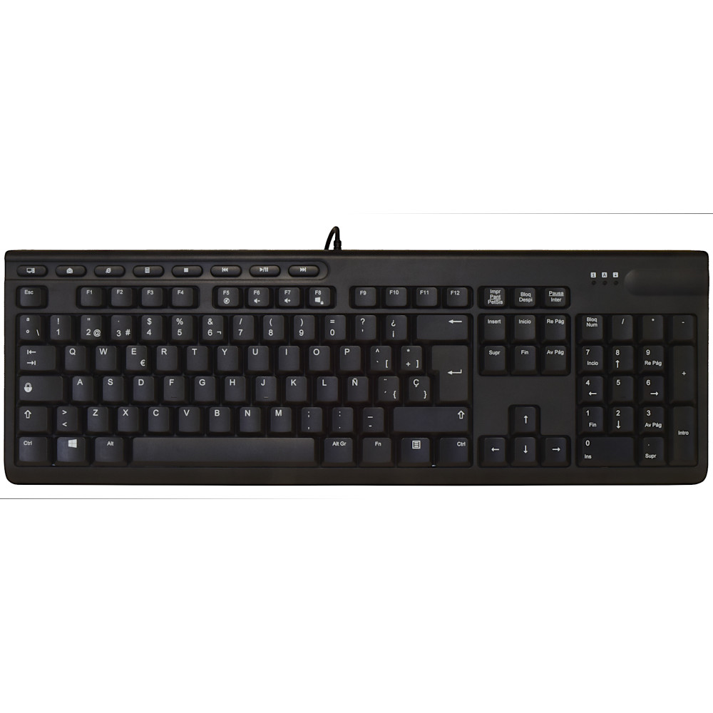 ShortBoard Spanish Keyboard Black