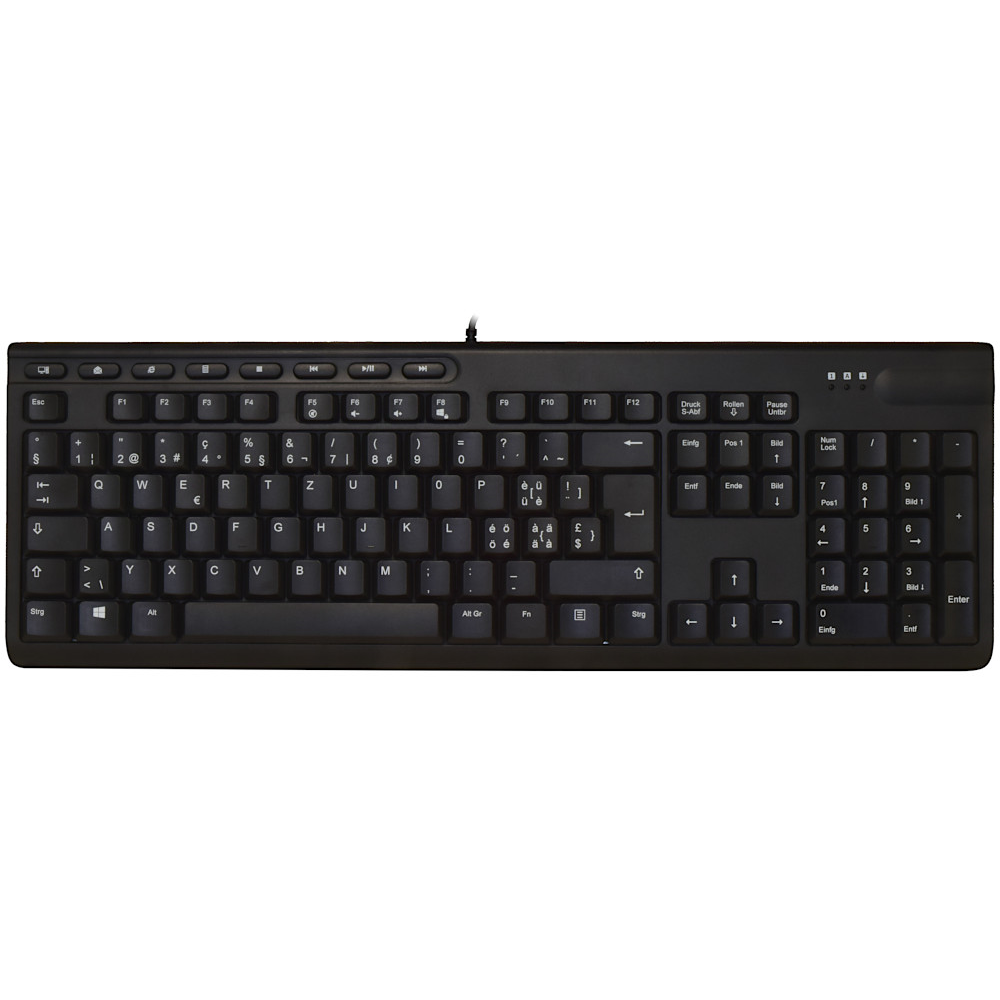 ShortBoard Swiss Keyboard Black