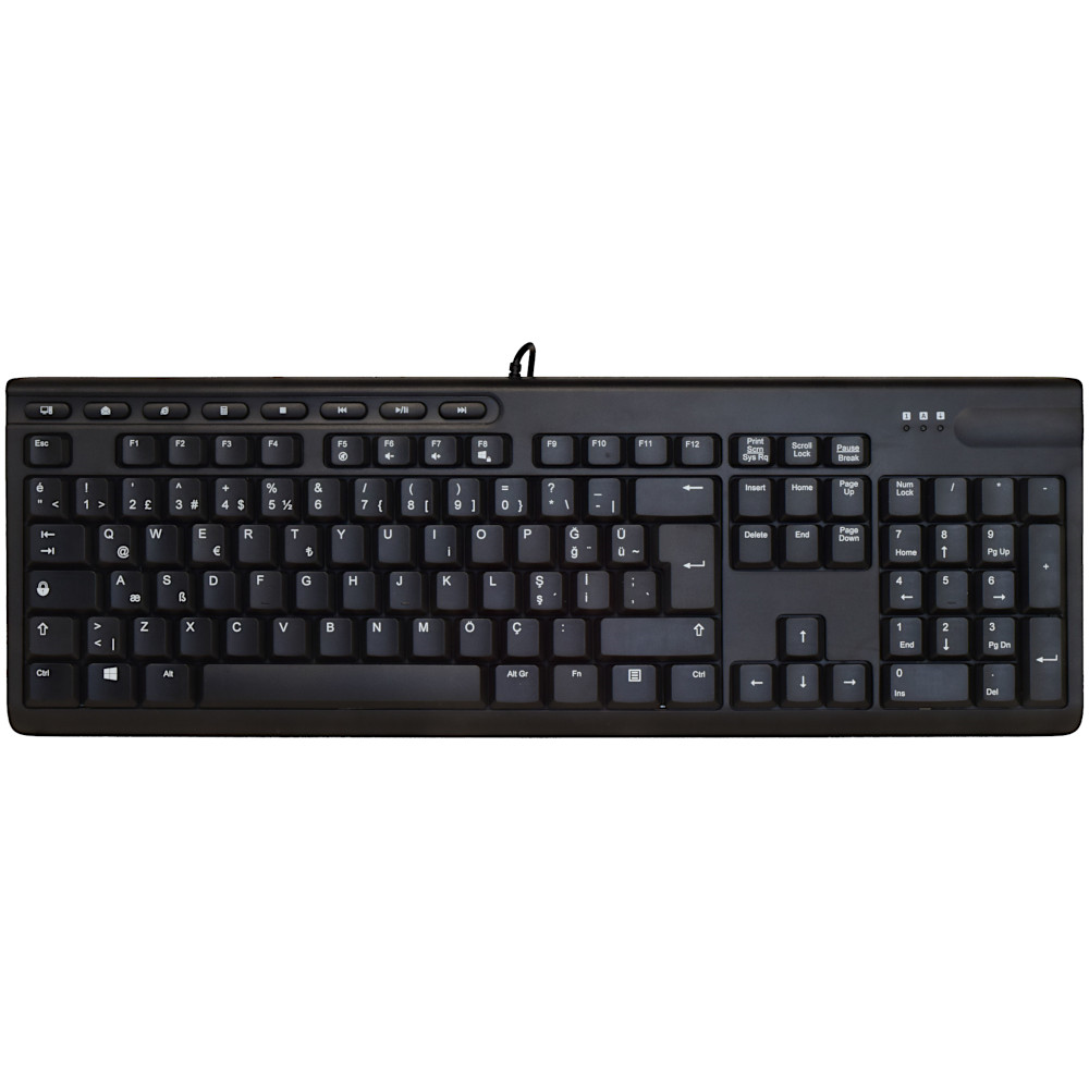 ShortBoard Turkish Q Keyboard Black