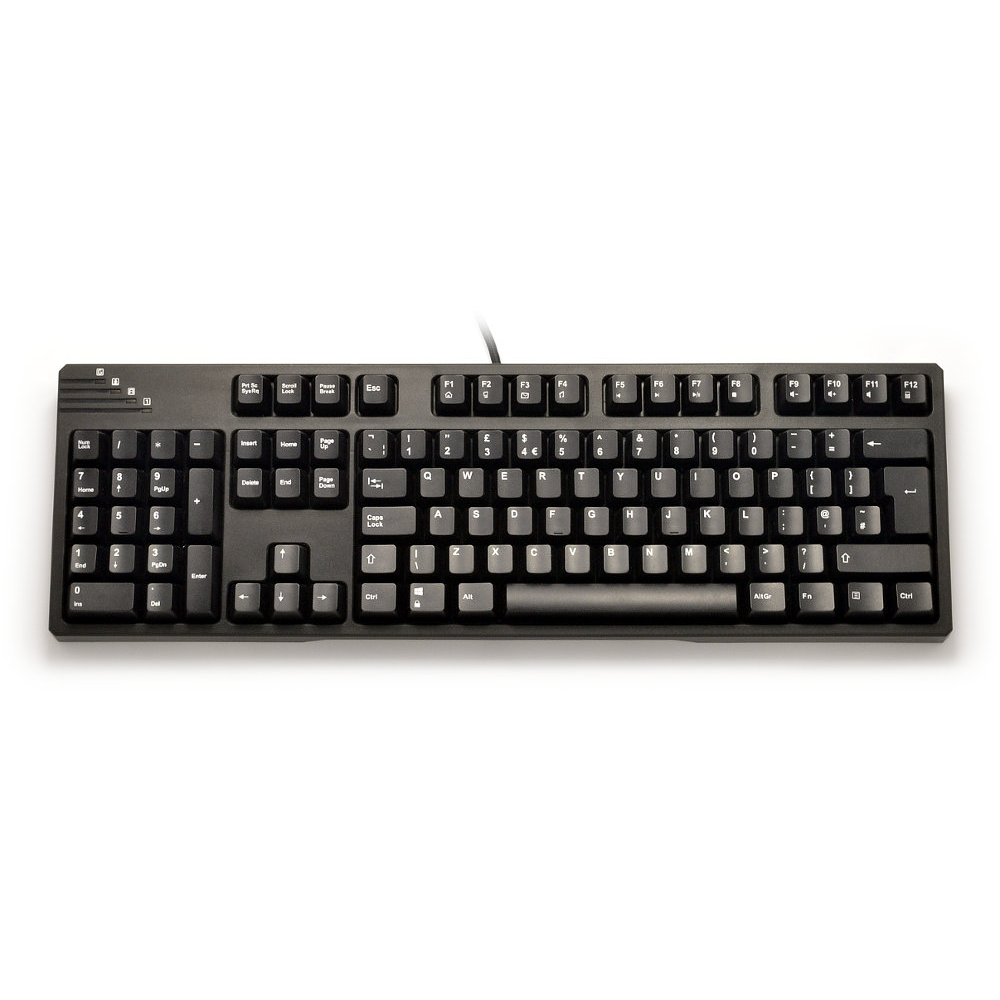 ShortBoard UK Left-Handed Mechanical Keyboard Black