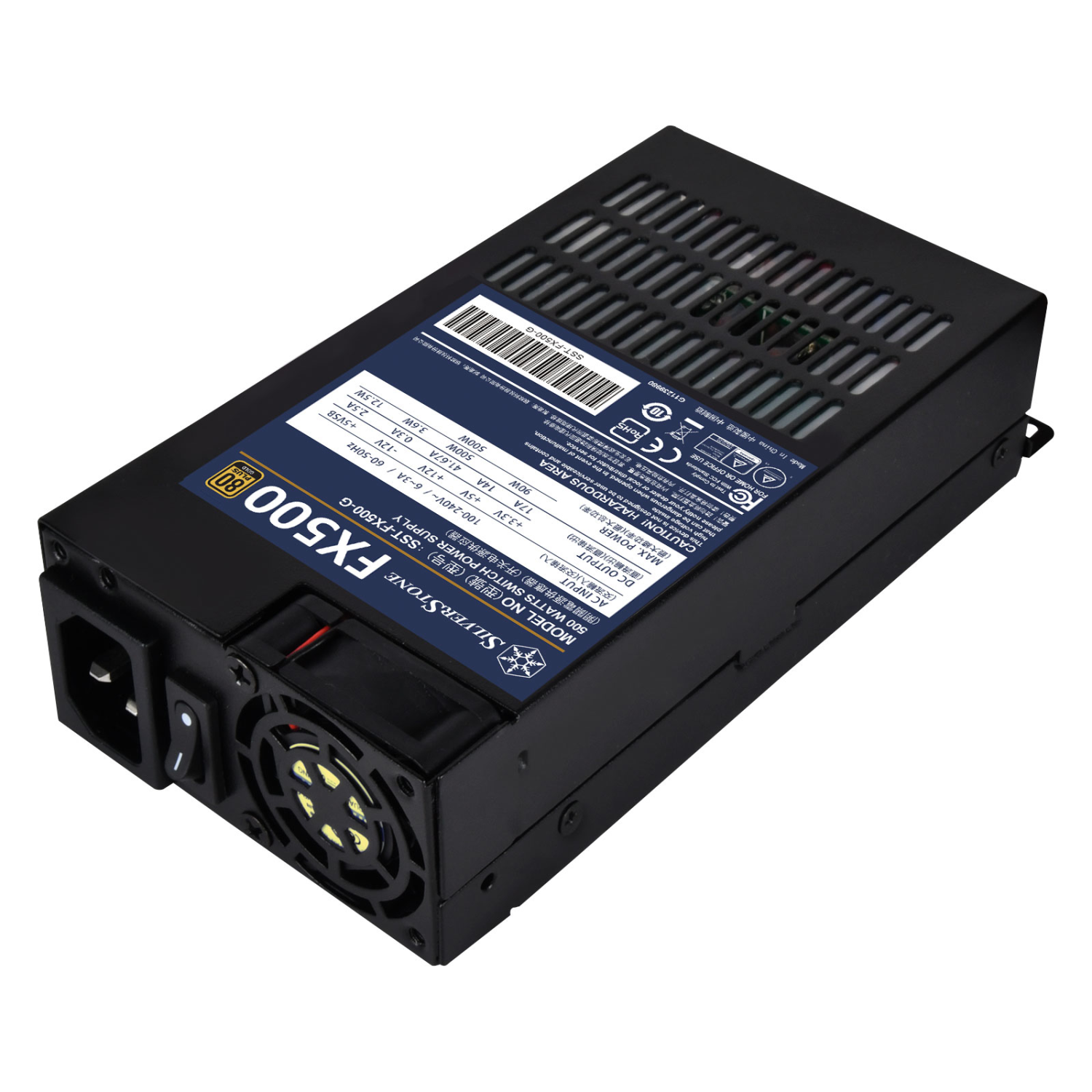 Silverstone FX500 Power Supply Units - Black