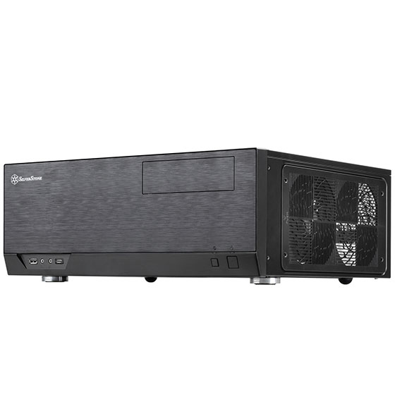 Silverstone GD09B-C Computer Cases - Black
