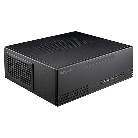 Silverstone Milo 11 Slim Dektop Black Case