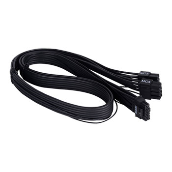Silverstone 2 x EPS 8Pin (PSU) to 12+4Pin (GPU) 12VHPWR PCIe Gen5 Cable