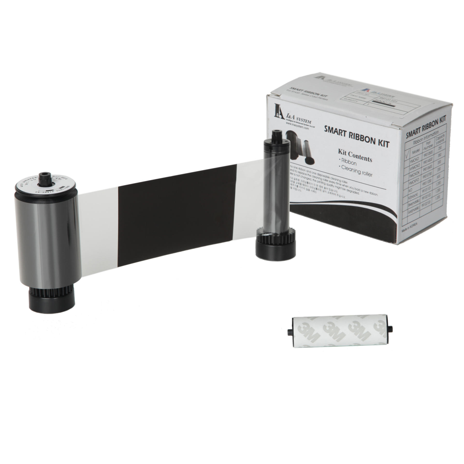 Smart IDP Smart 650655 Black Ribbon & Overlay (600 Prints)