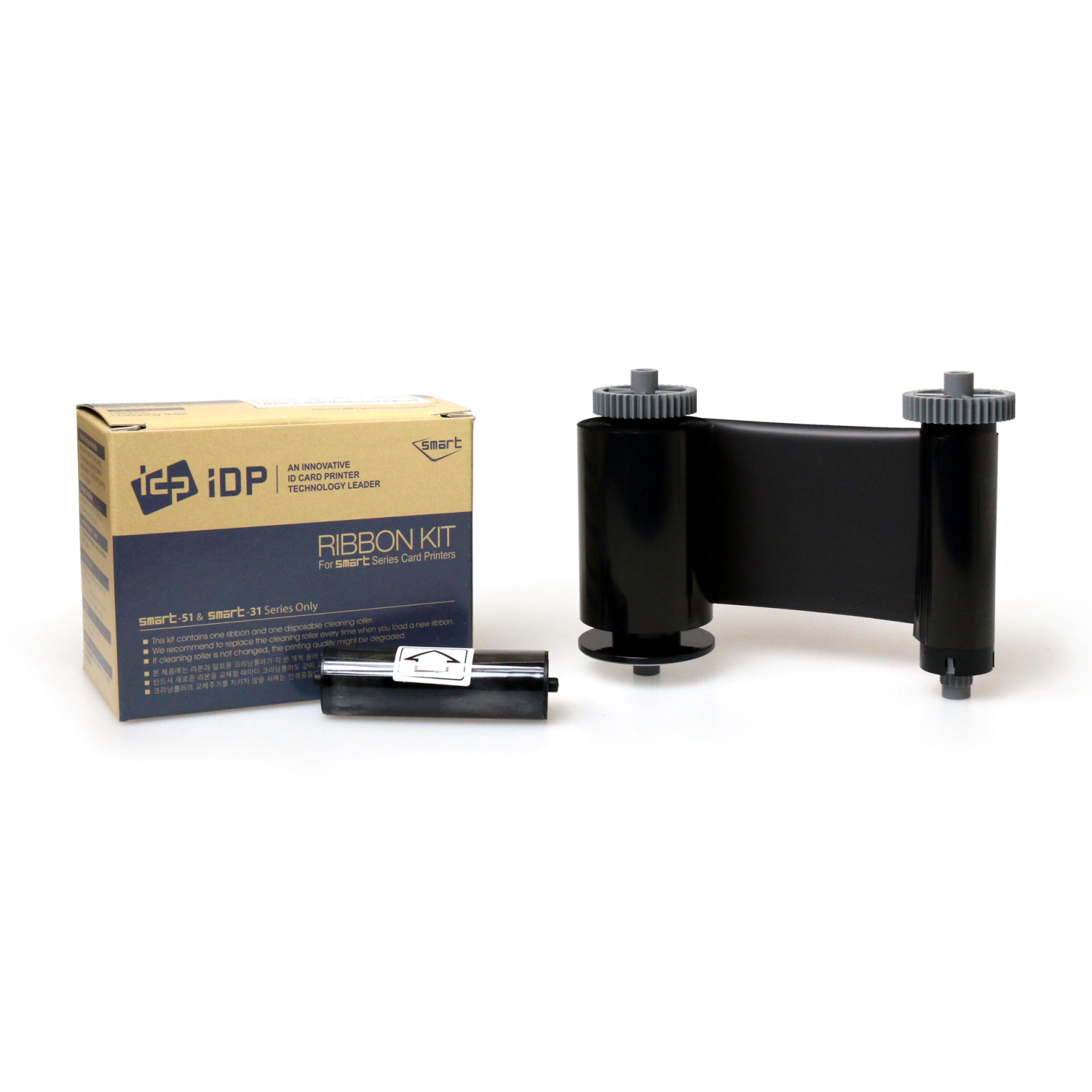 Smart 51 & 31 Monochrome Black Ribbon with Cleaning Roller (1200 Prints)