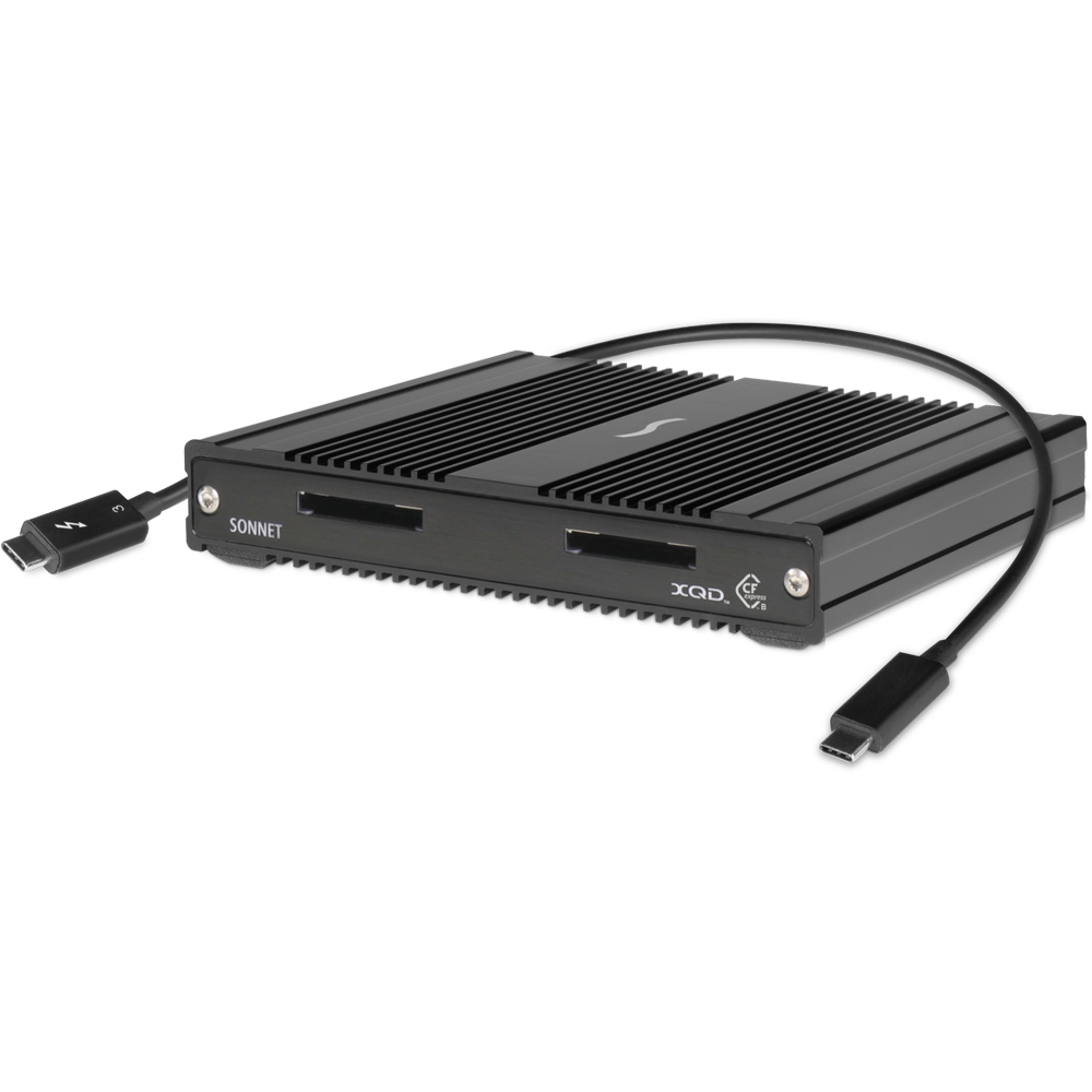 Sonnet SF3 Series - CFexpress/XQD Pro card reader Thunderbolt 3 Black