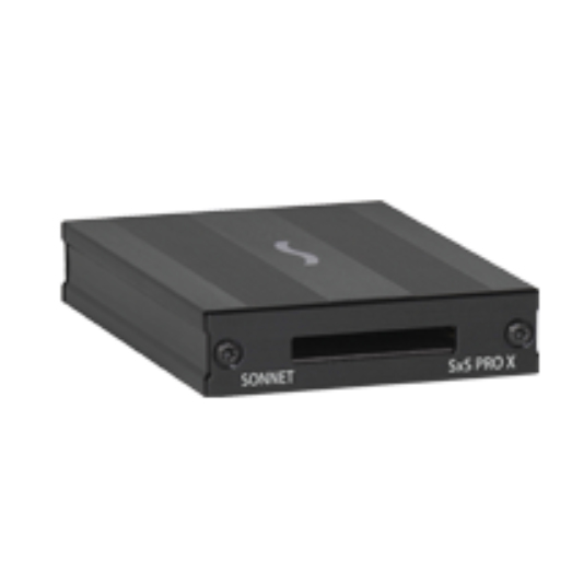 Sonnet SxS PRO X card reader Thunderbolt 3 Black