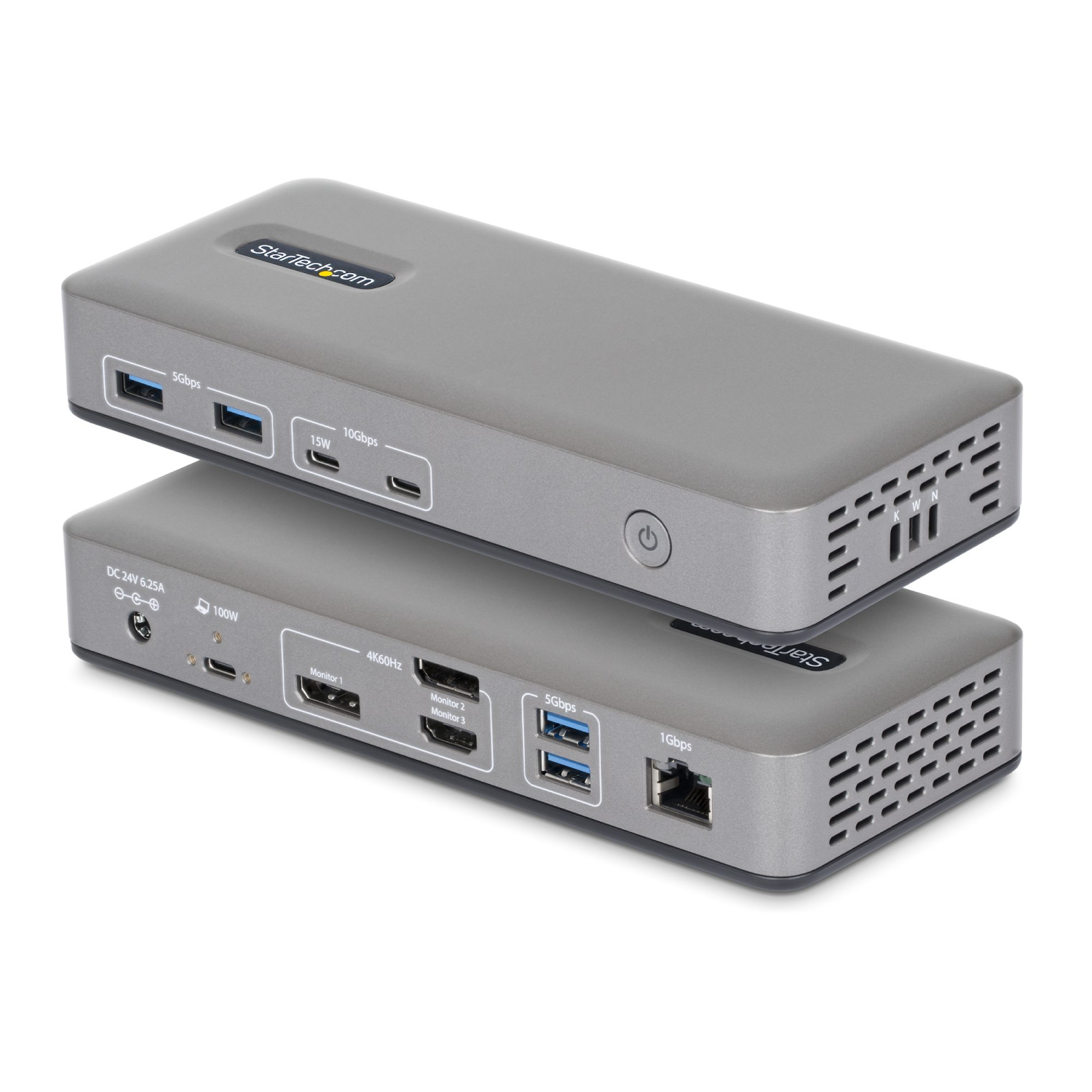 StarTech.com 4K60 Laptop Docks & Port Replicators - Grey