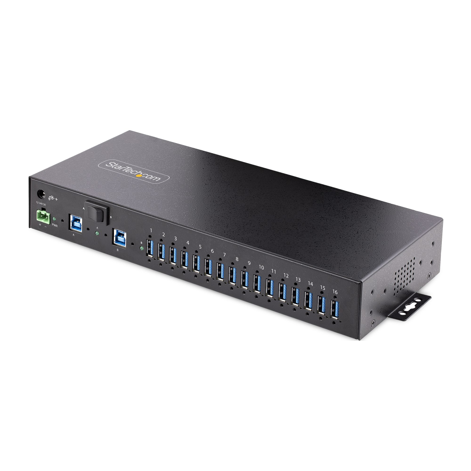 StarTech.com 16-Port Interface Hubs - Black