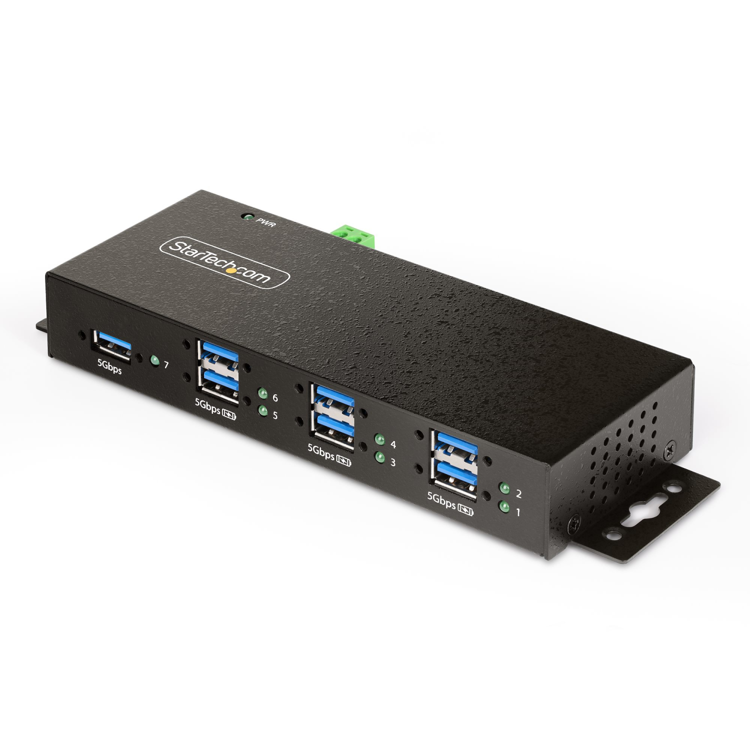 StarTech.com 5G7AINDRM-USB-A-HUB Interface Hubs - Black